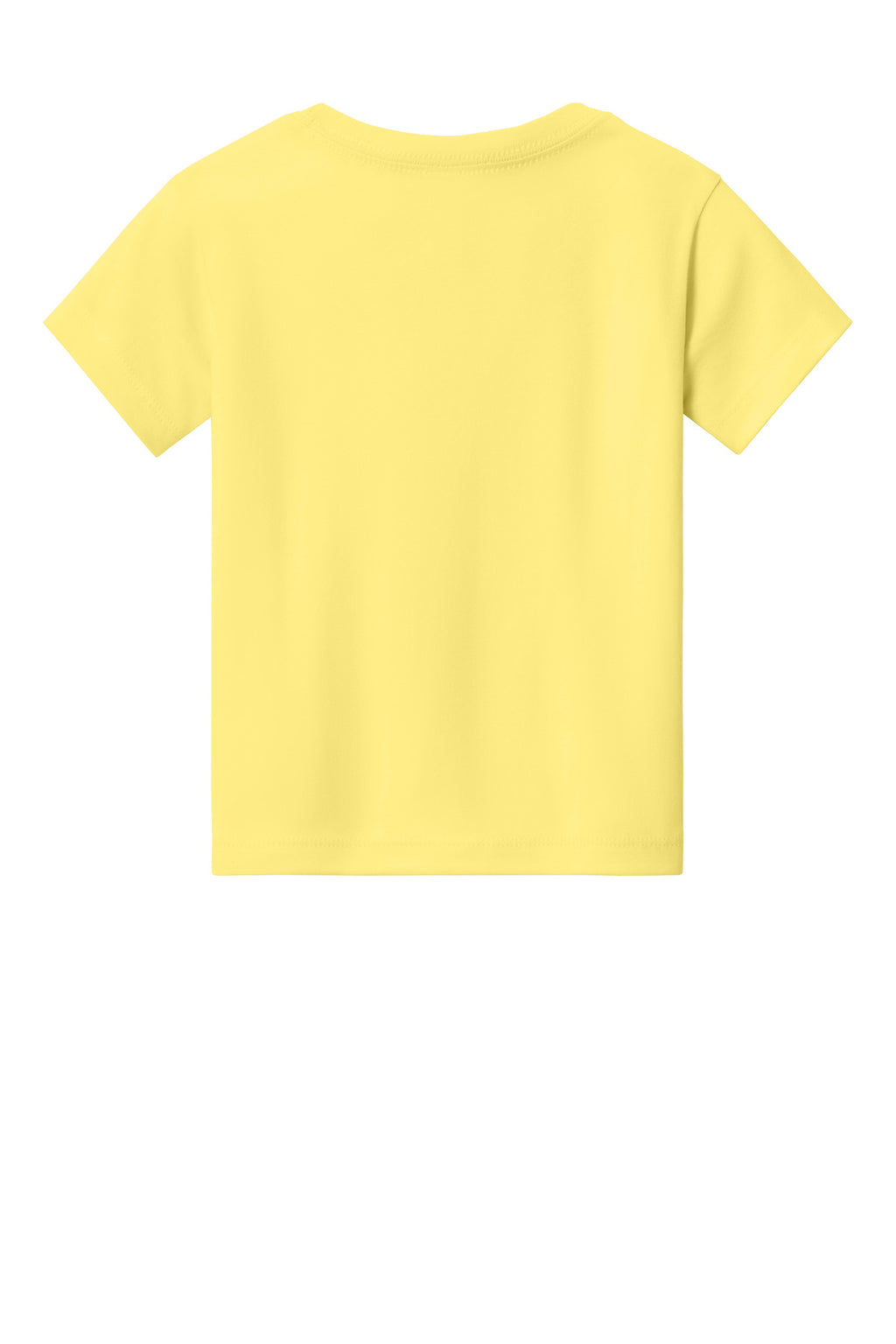 Rear View of Yellow BELLA+CANVAS Toddler Short Sleeve Tee BC3001T