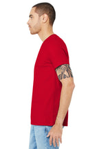 Red BELLA+CANVAS Unisex Jersey Short Sleeve Tee. BC3001