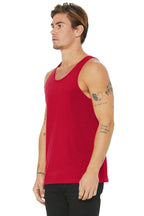 Red BELLA+CANVAS Unisex Jersey Tank. BC3480