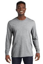 RemdGrayHt Allmade Unisex Long Sleeve Recycled Blend Tee AL6204