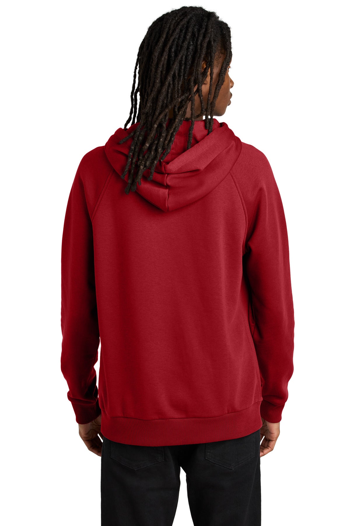 RevlutnRed Allmade Unisex Organic CVC Fleece Pullover Hoodie AL5000