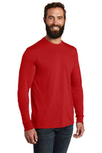 Rise Up Red Allmade Unisex Tri-Blend Long Sleeve Tee AL6004