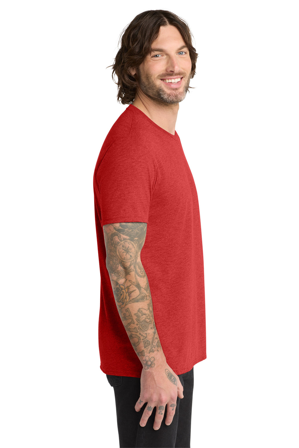 Rise Up Red Allmade Unisex Tri-Blend Tee AL2004