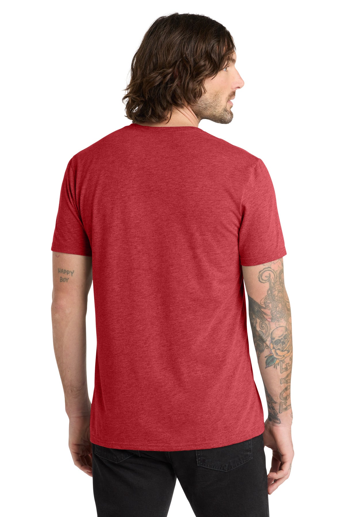 Rise Up Red Allmade Unisex Tri-Blend V-Neck Tee AL2014