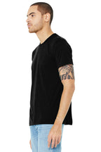 Sld Black TB BELLA+CANVAS Unisex Triblend Short Sleeve Tee. BC3413