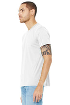 Sld White TB BELLA+CANVAS Unisex Triblend Short Sleeve Tee. BC3413