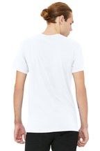 SldWhBlend BELLA+CANVAS Unisex Heather CVC V-Neck Tee BC3005CVC