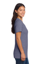 SlvgdNvyHt Allmade Women's Recycled Blend V-Neck Tee AL2303