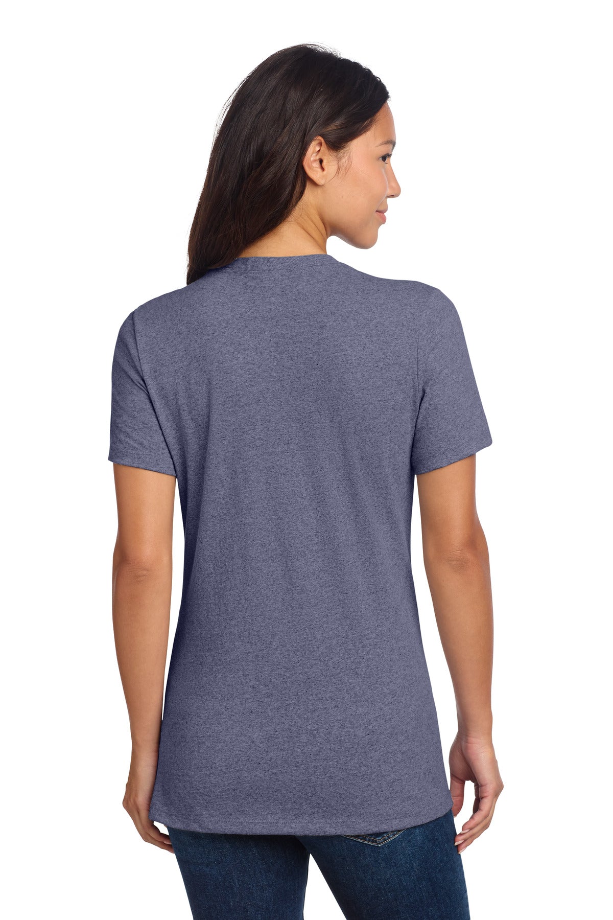 SlvgdNvyHt Allmade Women's Recycled Blend V-Neck Tee AL2303