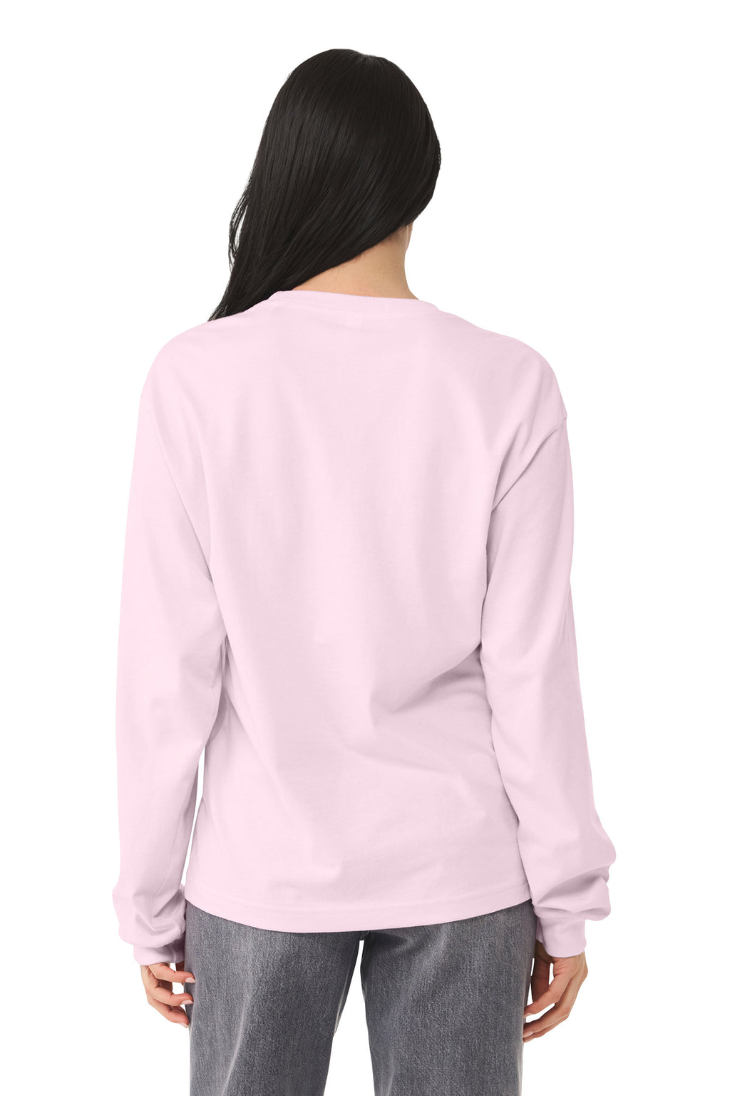 SoftPink BELLA+CANVAS Unisex 6-Ounce Heavyweight Long Sleeve Tee BC3511