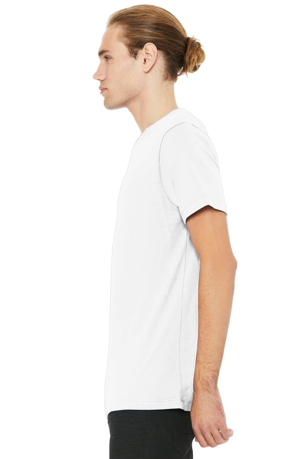 Sol White Blnd BELLA+CANVAS Unisex Heather CVC Short Sleeve Tee. BC3001CVC