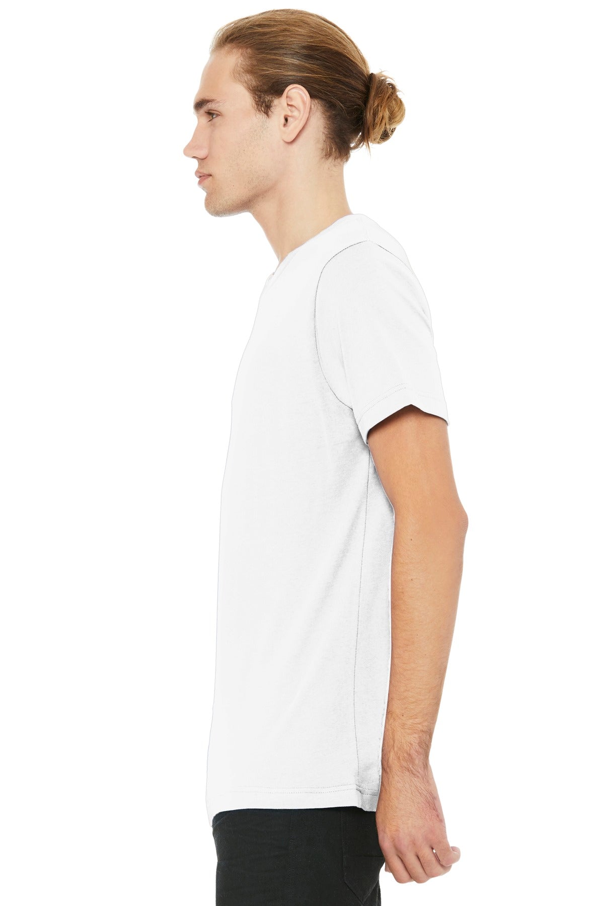 Sol White Blnd BELLA+CANVAS Unisex Heather CVC Short Sleeve Tee. BC3001CVC