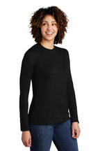 Space Black Allmade Women's Tri-Blend Long Sleeve Tee AL6008