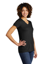 Space Black Allmade Women's Tri-Blend V-Neck Tee AL2018