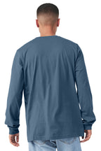 SteelBlue BELLA+CANVAS Unisex Jersey Long Sleeve Tee. BC3501