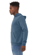 SteelBlue BELLA+CANVAS Unisex Sponge Fleece Pullover Hoodie. BC3719