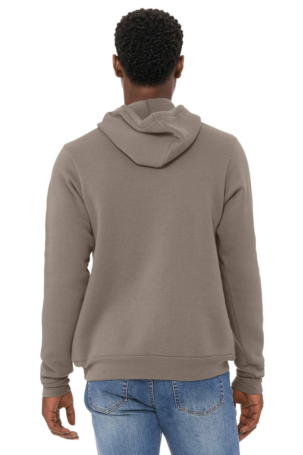 Tan BELLA+CANVAS Unisex Sponge Fleece Pullover Hoodie. BC3719