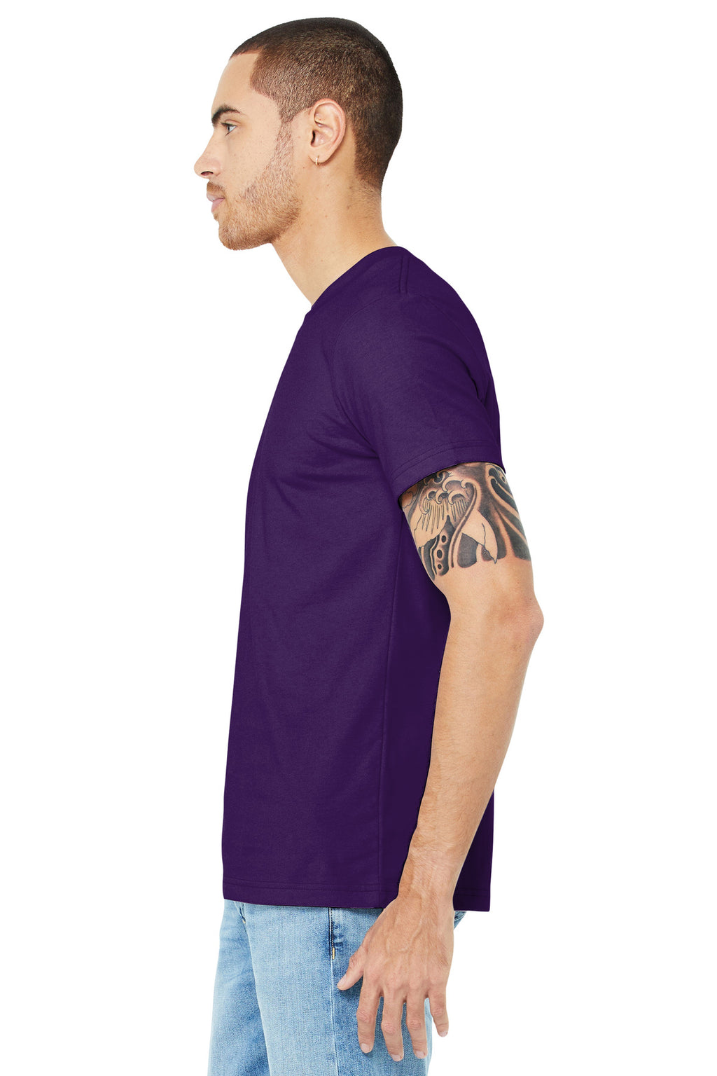 Team Purple BELLA+CANVAS Unisex Jersey Short Sleeve Tee. BC3001