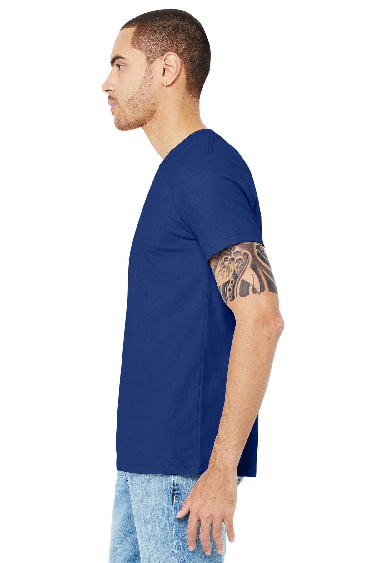 TeamNavy BELLA+CANVAS Unisex Jersey Short Sleeve Tee. BC3001