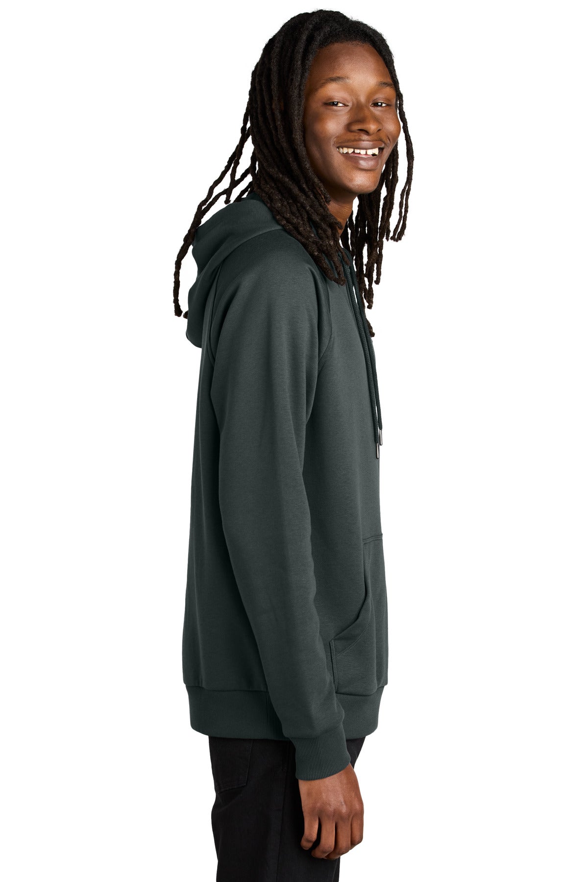 Teraingrey Allmade Unisex Organic CVC Fleece Pullover Hoodie AL5000