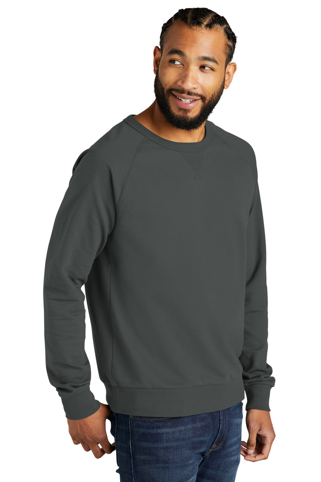 Teraingrey Allmade Unisex Organic French Terry Crewneck Sweatshirt AL4004