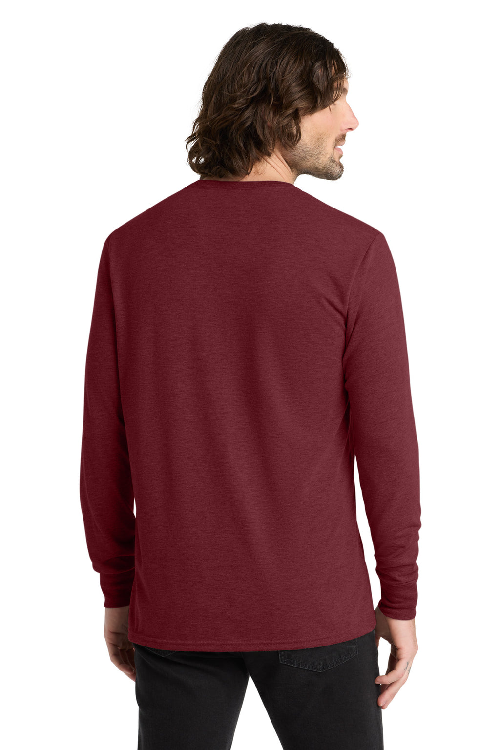 Vino Red Allmade Unisex Tri-Blend Long Sleeve Tee AL6004