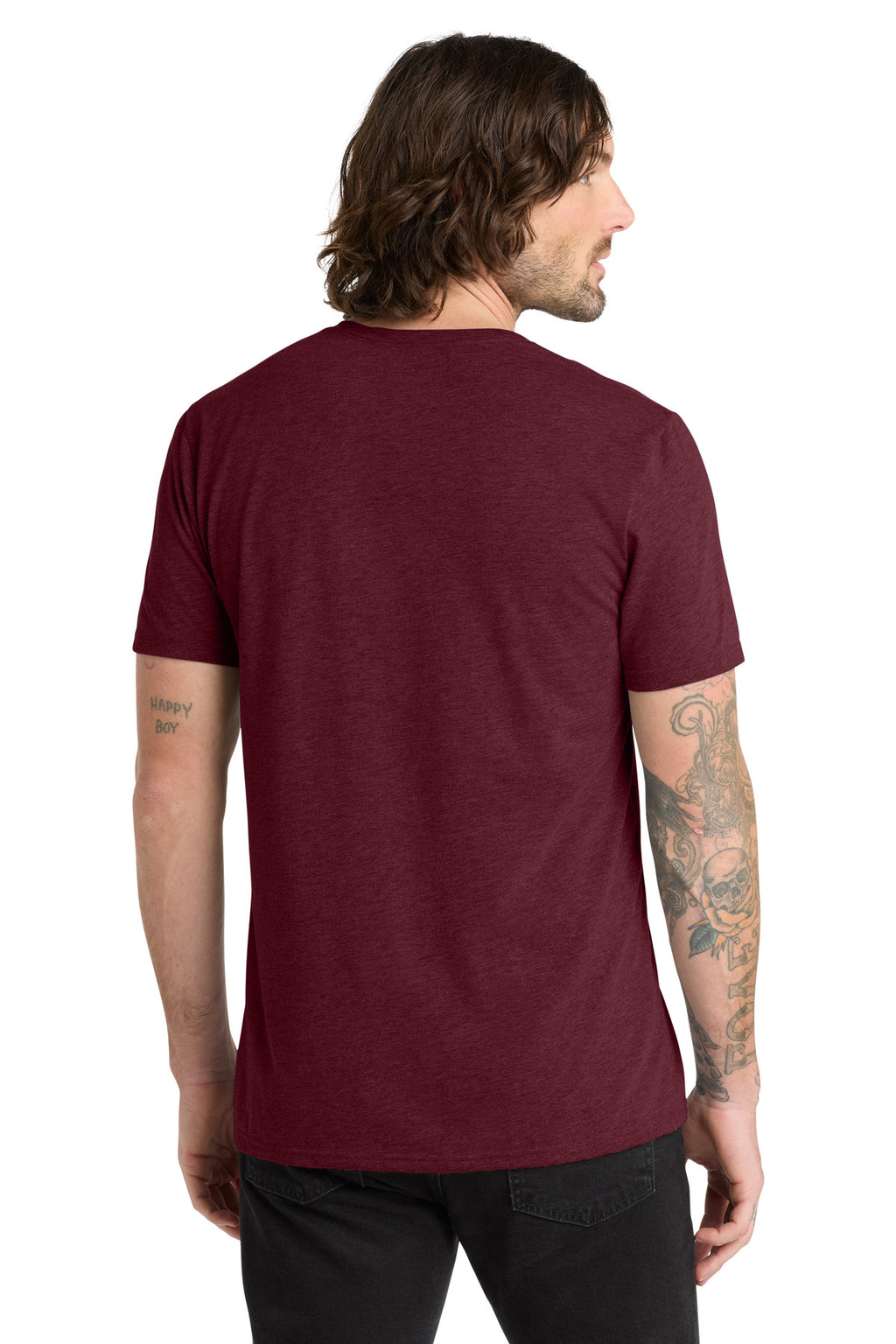 Vino Red Allmade Unisex Tri-Blend V-Neck Tee AL2014