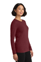 Vino Red Allmade Women's Tri-Blend Long Sleeve Tee AL6008