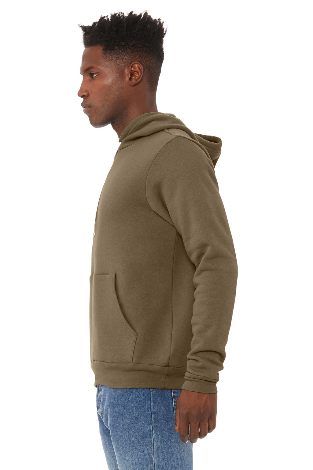 VintageBrn BELLA+CANVAS Unisex Sponge Fleece Pullover Hoodie. BC3719