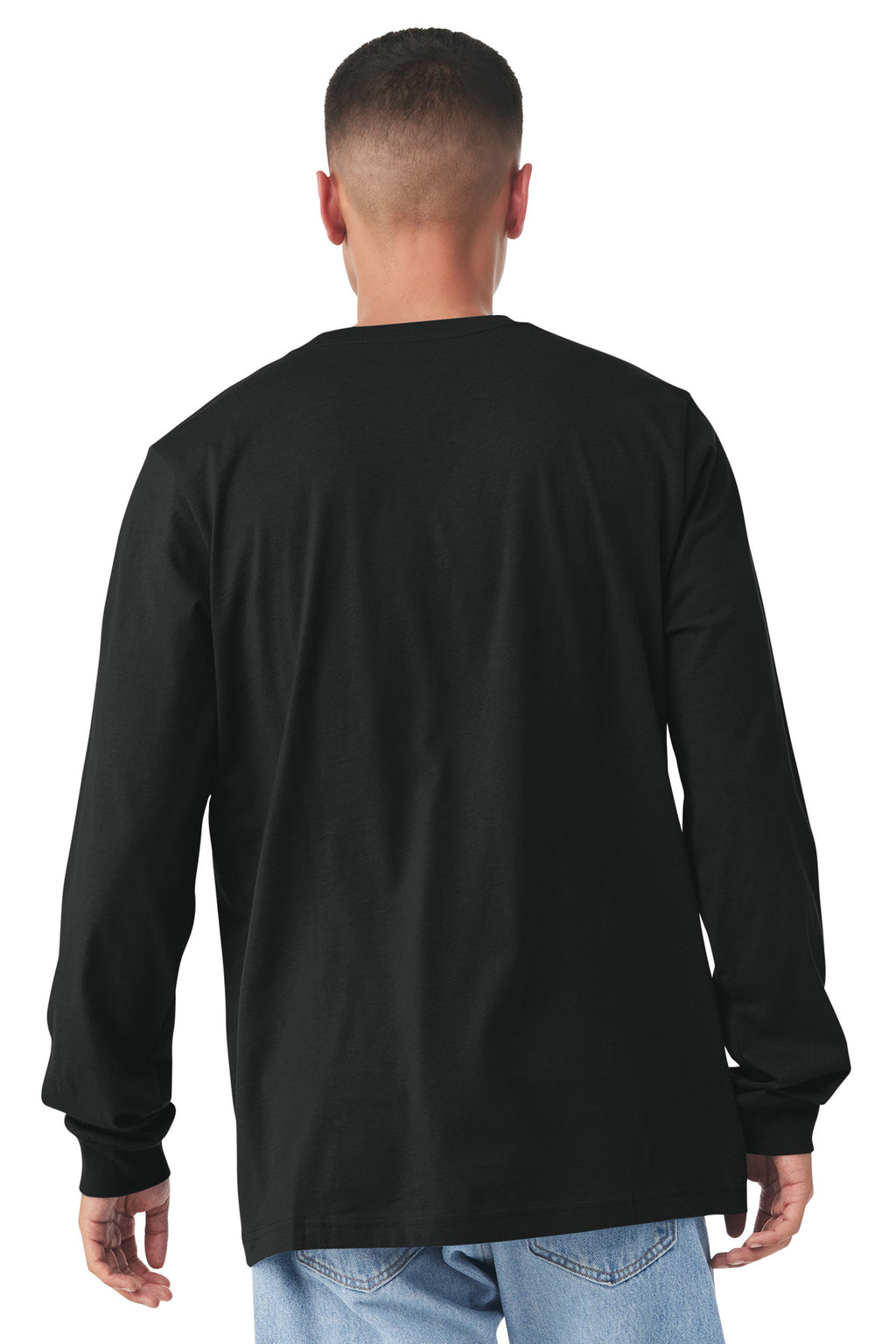 VtgBlack BELLA+CANVAS Unisex Jersey Long Sleeve Tee. BC3501