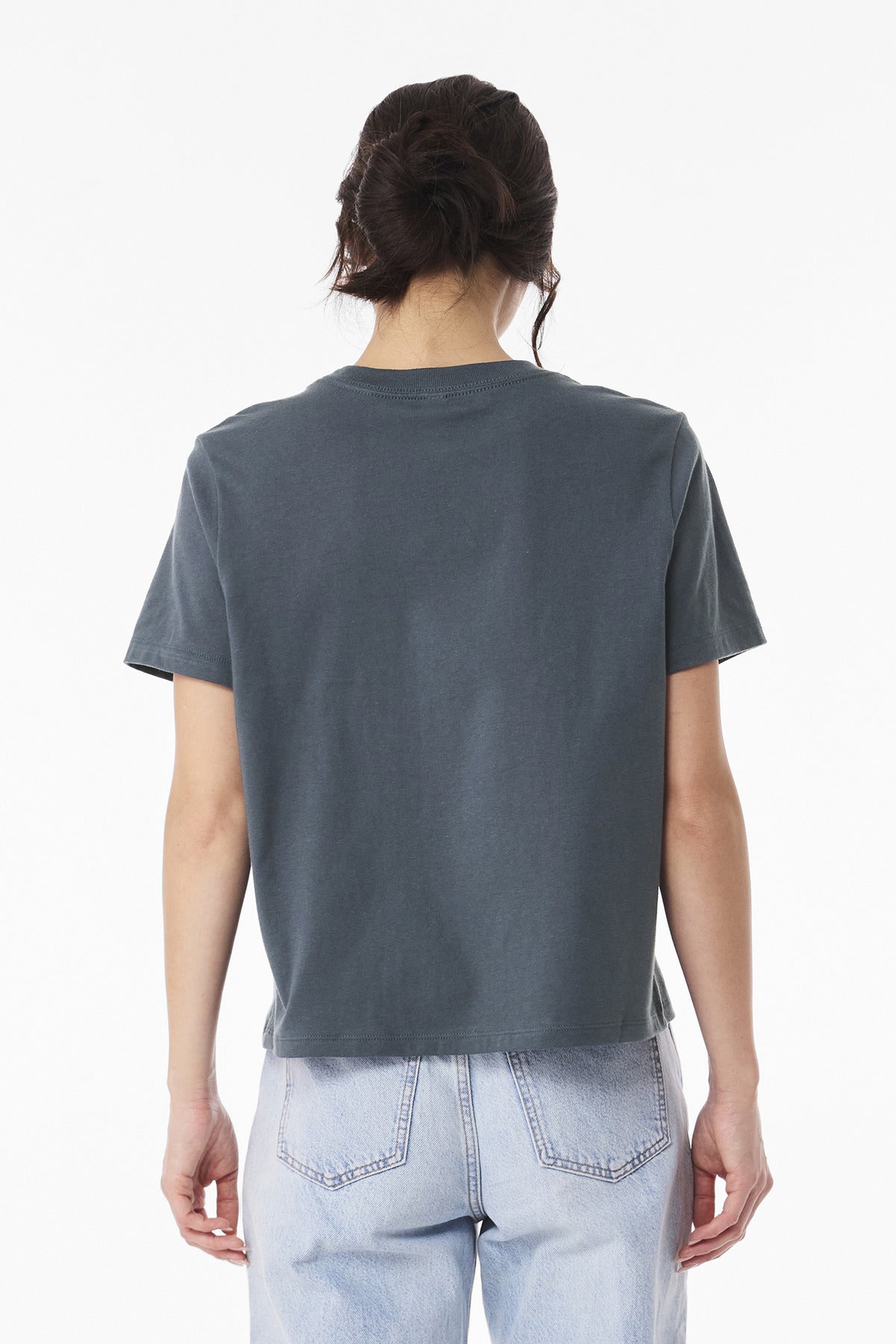 VtgNavy BELLA+CANVAS Women's 6-Ounce Heavyweight Tee BC6110