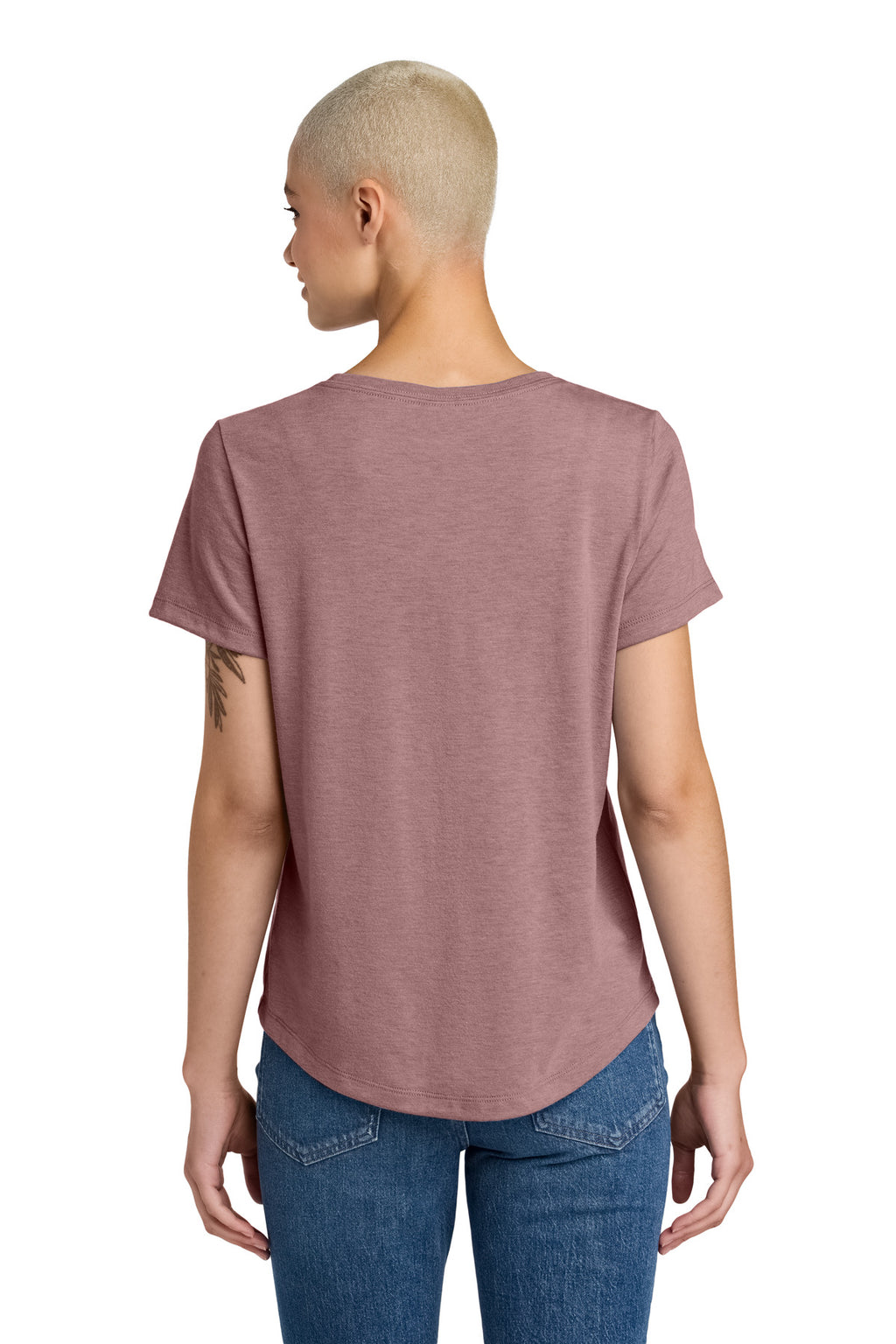 VtgRose Allmade Women's Relaxed Tri-Blend Scoop Neck Tee AL2015