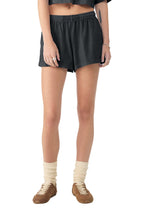 WashedBlk BELLA+CANVAS Women's Heavyweight Garment-Dyed Short BC6824GD