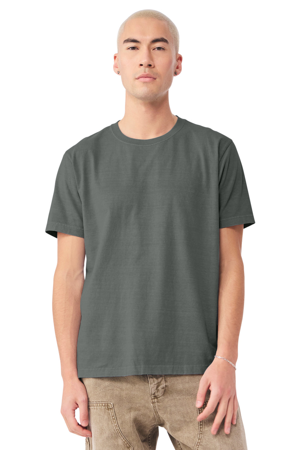 WashedGrey BELLA+CANVAS Unisex Heavyweight Garment-Dyed Tee BC4810GD
