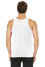 White BELLA+CANVAS Unisex Jersey Tank. BC3480