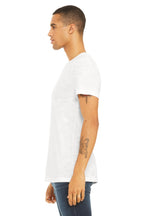 WhiteSlub BELLA+CANVAS Unisex Textured Jersey V-Neck Tee BC3655