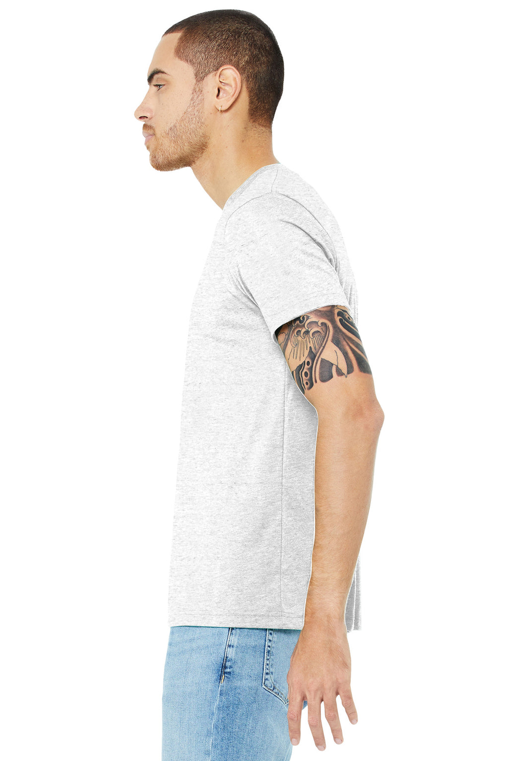 Wht Fleck TB BELLA+CANVAS Unisex Triblend Short Sleeve Tee. BC3413