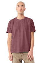 WshdMaroon BELLA+CANVAS Unisex Heavyweight Garment-Dyed Tee BC4810GD