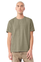 WshdOlive BELLA+CANVAS Unisex Heavyweight Garment-Dyed Tee BC4810GD