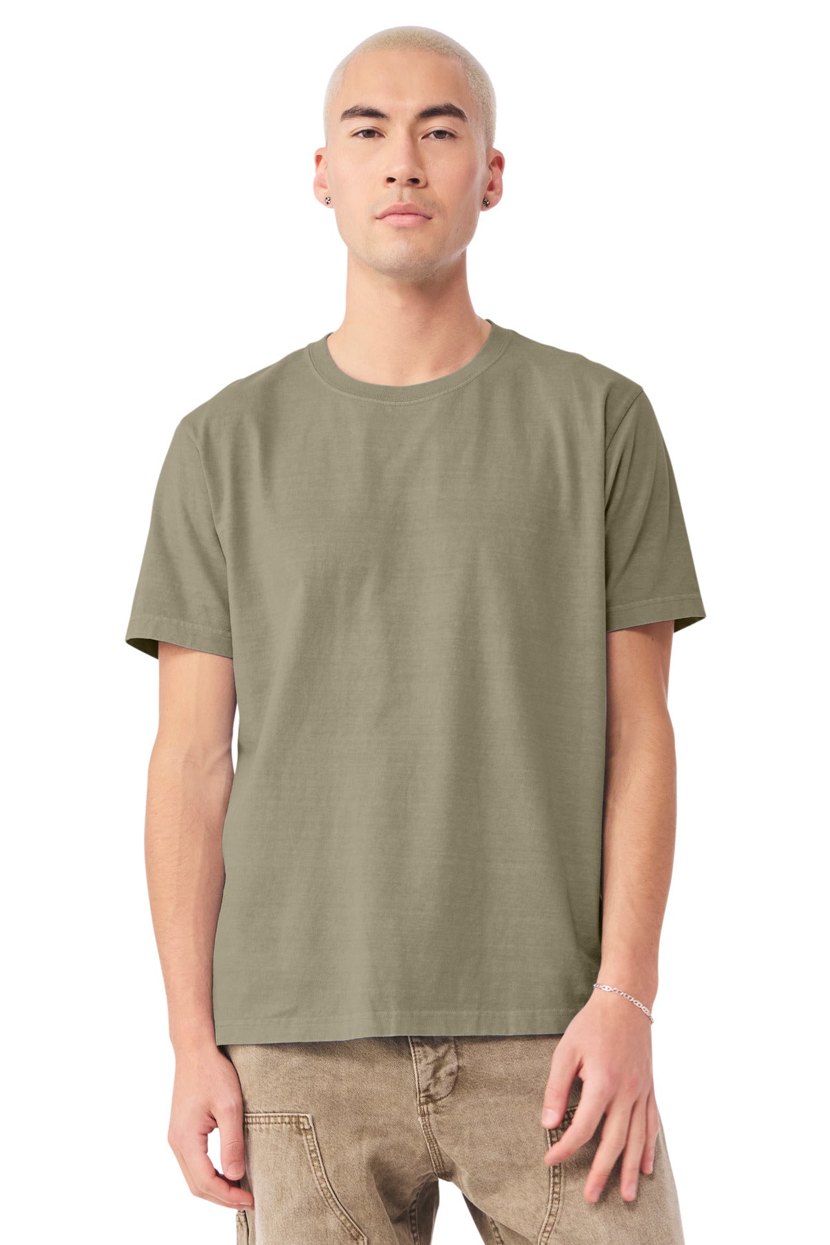 WshdOlive BELLA+CANVAS Unisex Heavyweight Garment-Dyed Tee BC4810GD