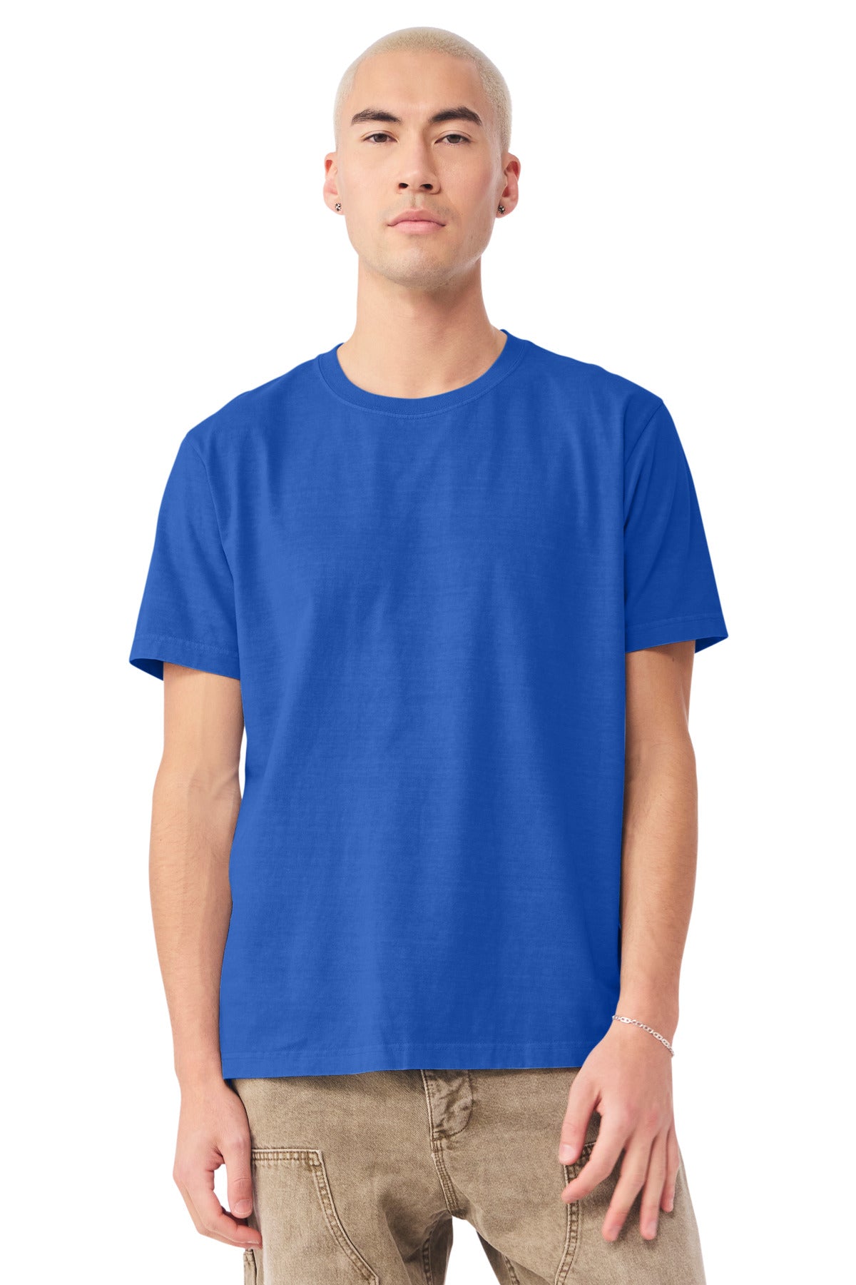 WshdRoyBlu BELLA+CANVAS Unisex Heavyweight Garment-Dyed Tee BC4810GD